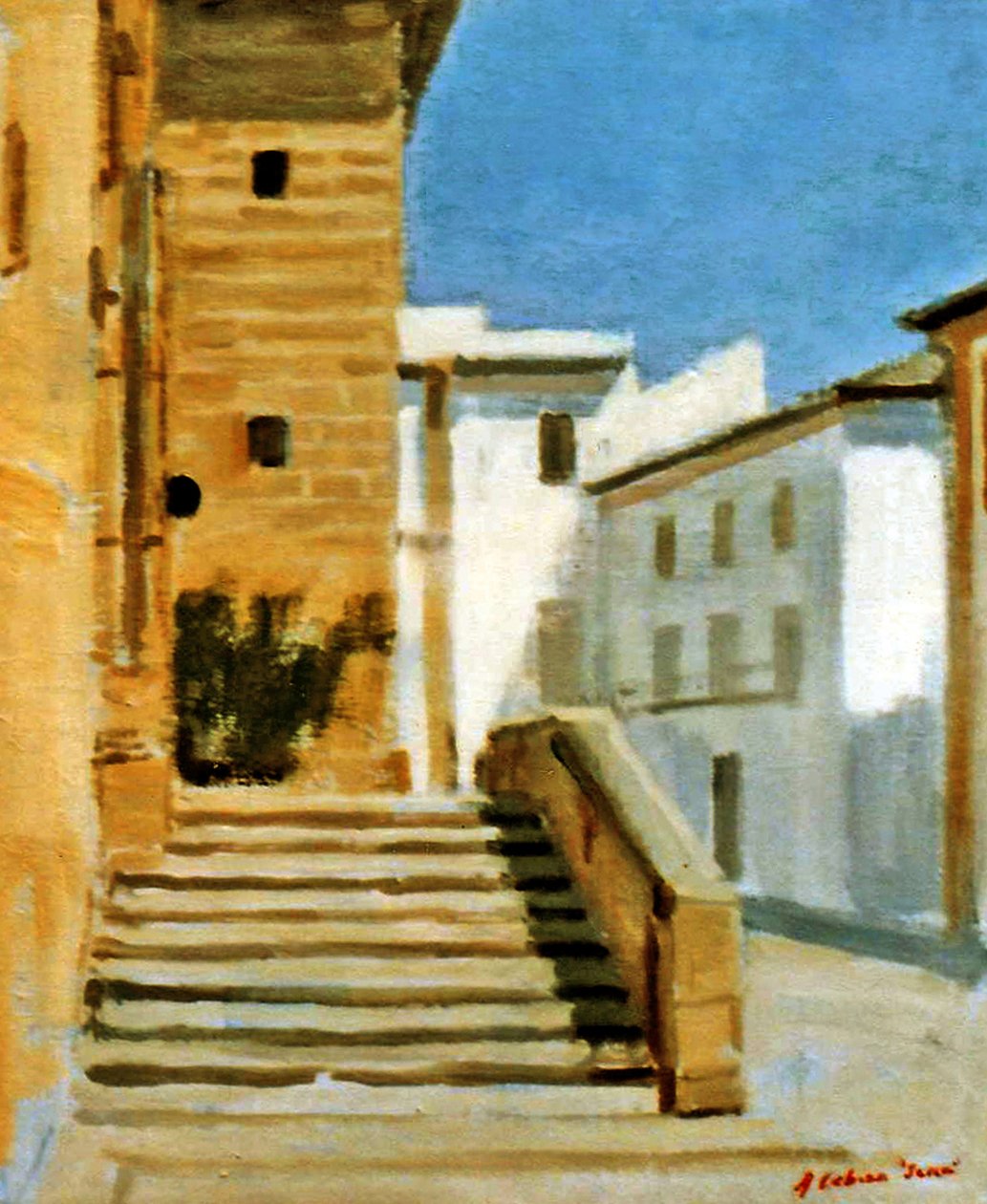 Jávea Templom tér alkotó: Alejandro Cabeza