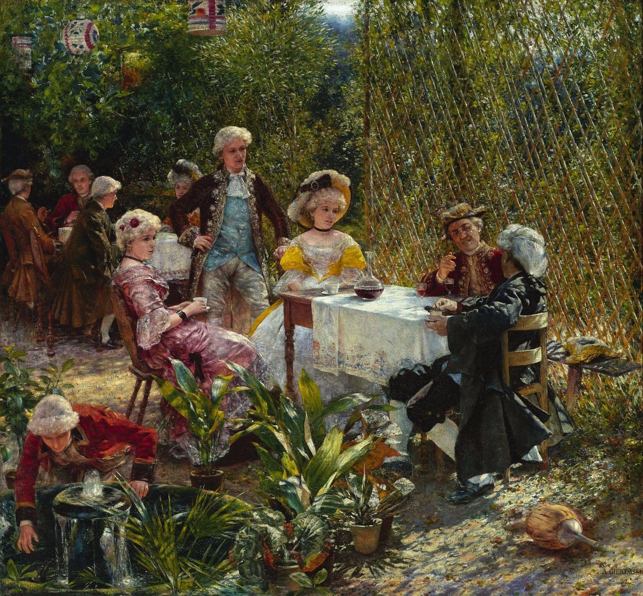 A lugasban alkotó: Aleksander Gierymski