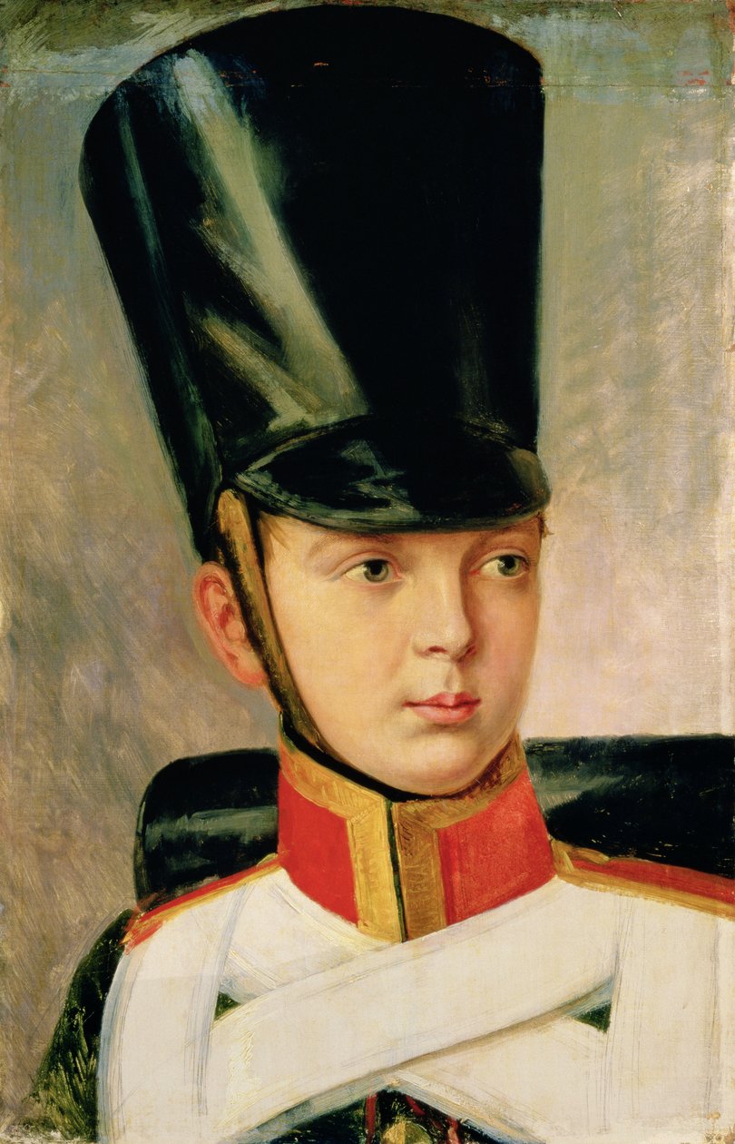 Alekszandr Nyikolajevics koronaherceg (1818-81) portréja, 1830 alkotó: Aleksandr Ivanovic Zauervejd
