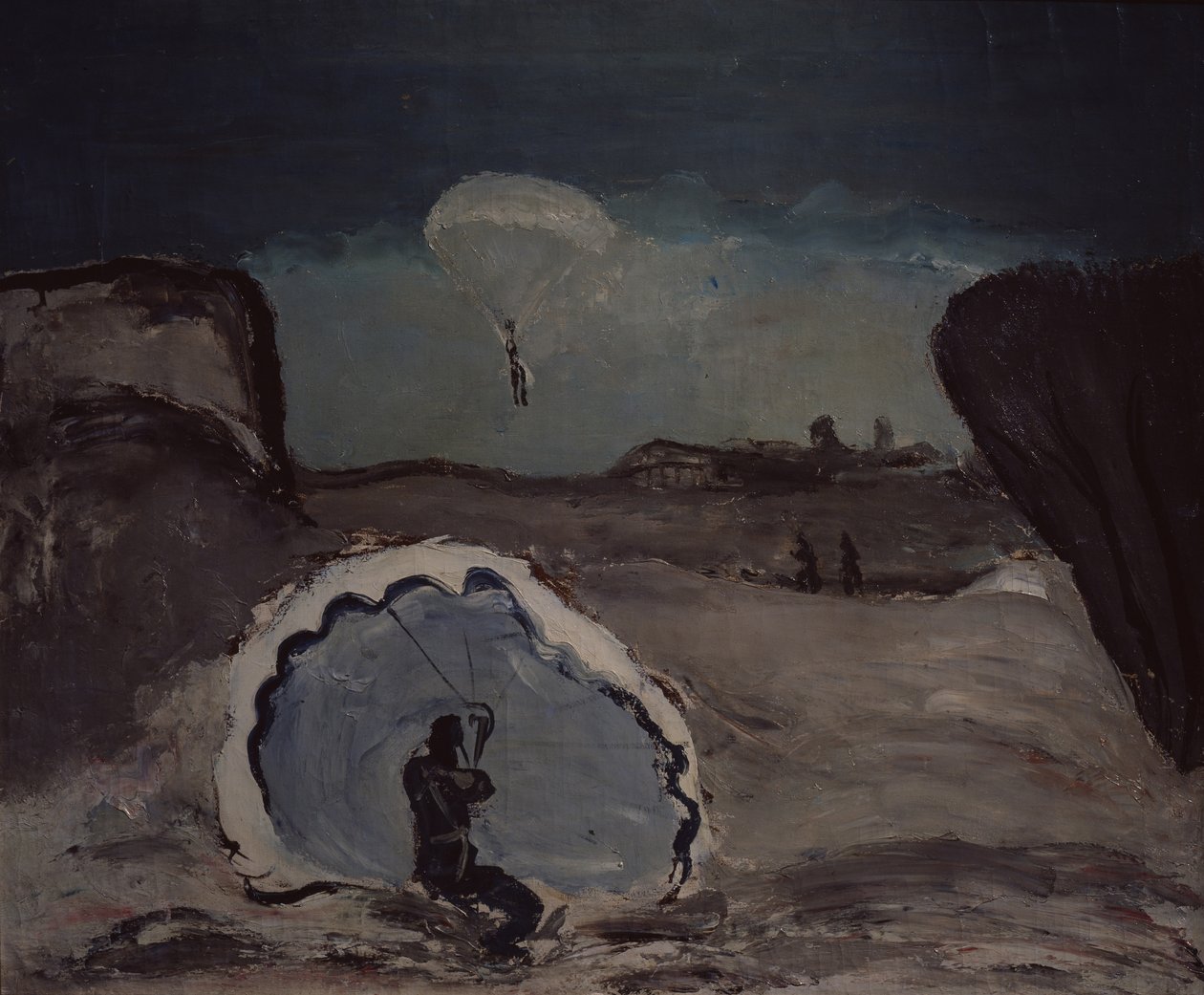 Egy ejtőernyős, 1932 alkotó: Aleksandr Davidovic Drevin