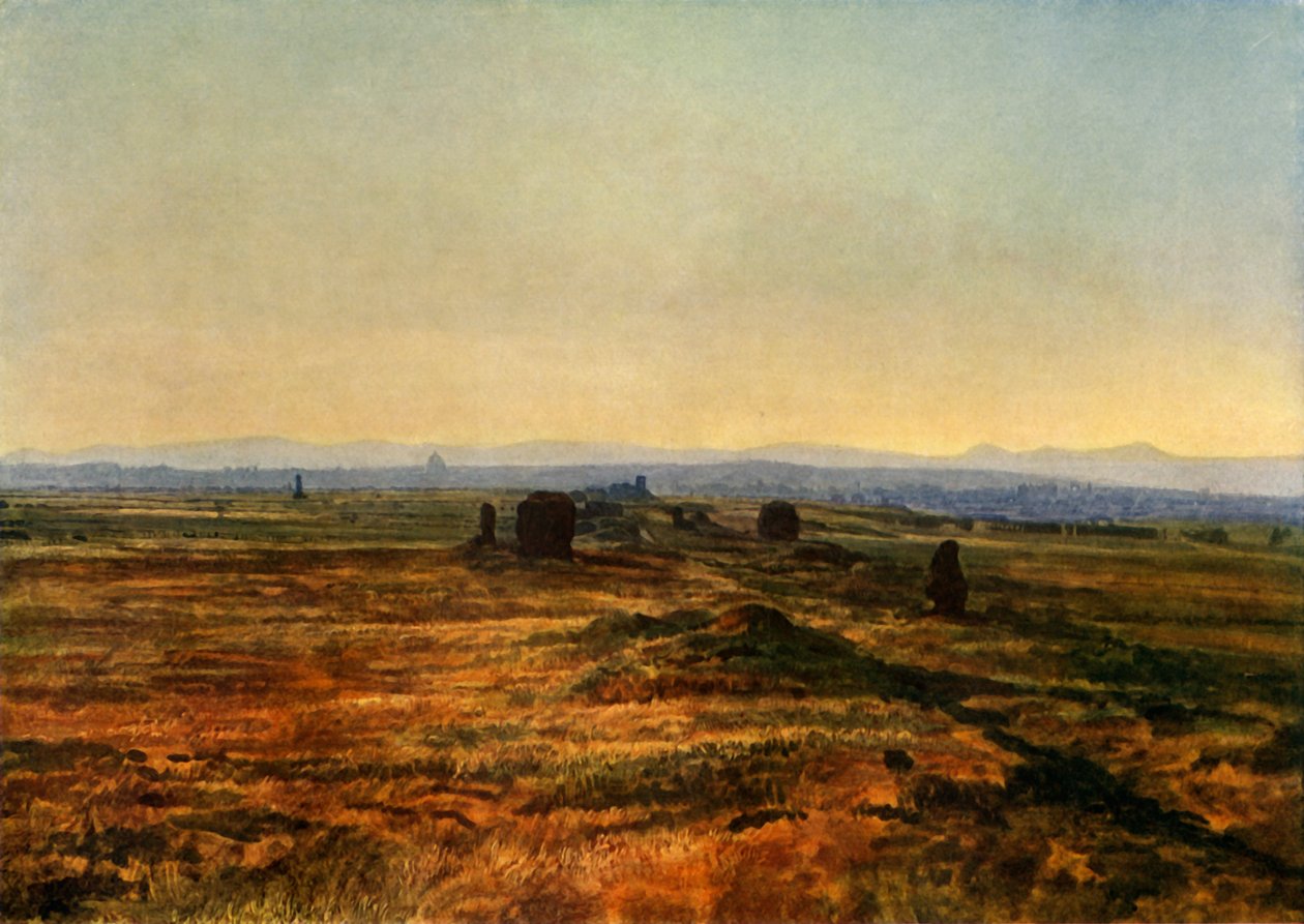 Appian Way at Sundown, 1845, 1965. alkotó: Aleksandr Ivanov