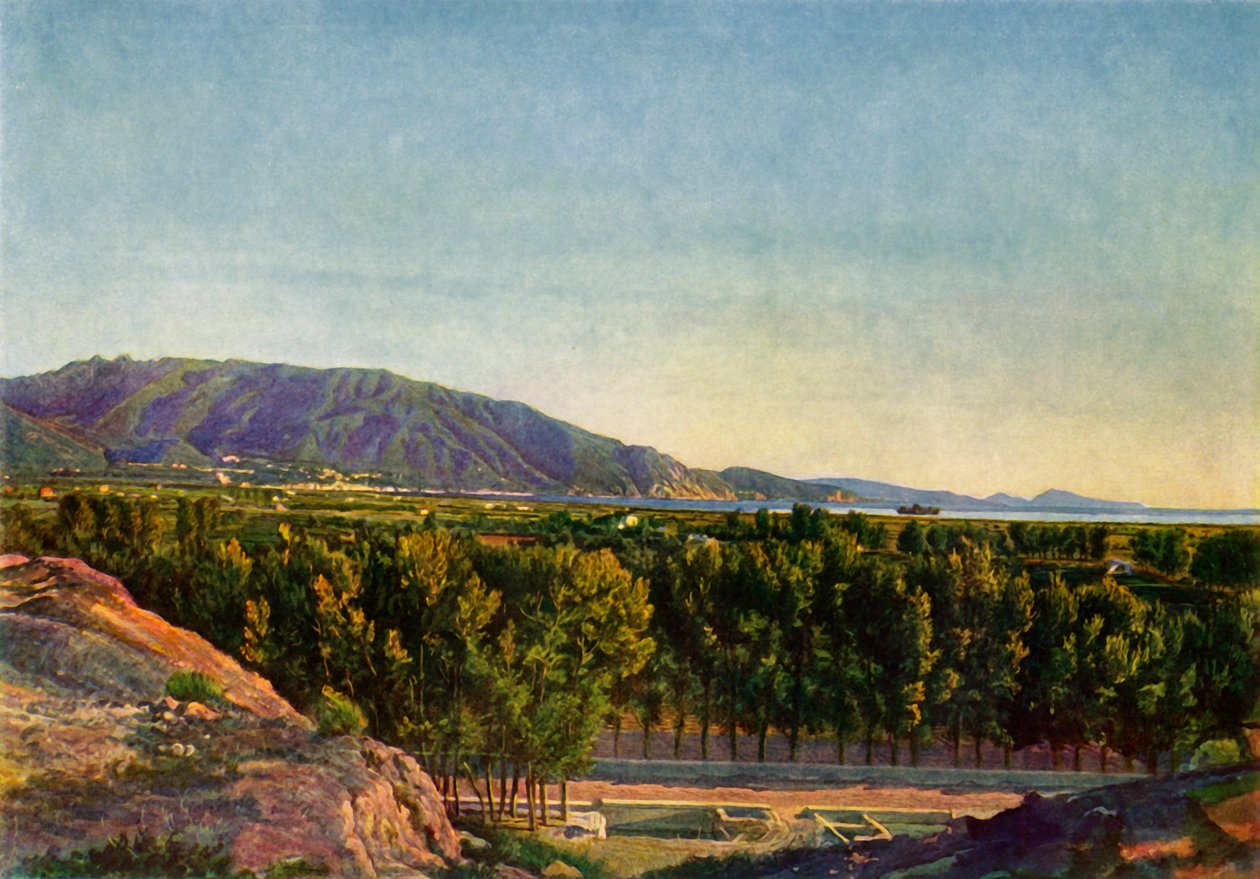 Castellamare kilátása Pompeiből, 1846, 1965. alkotó: Aleksandr Ivanov