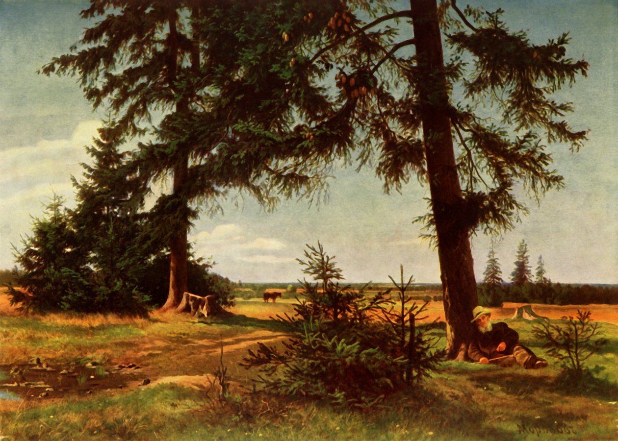 „Nyári este”, 1878, 1965. alkotó: Aleksandr Ivanovic Morozov