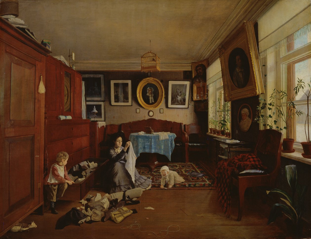 Belső, 1879 alkotó: Aleksei Alekseevich Bobrov
