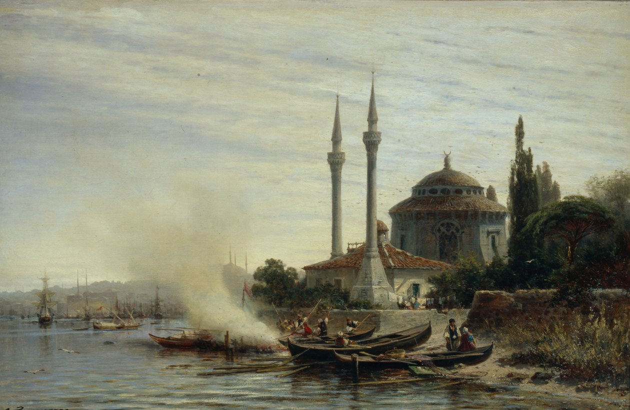 Aranyszarv. Konstantinápoly, 1864 alkotó: Aleksei Petrovich Bogolyubov