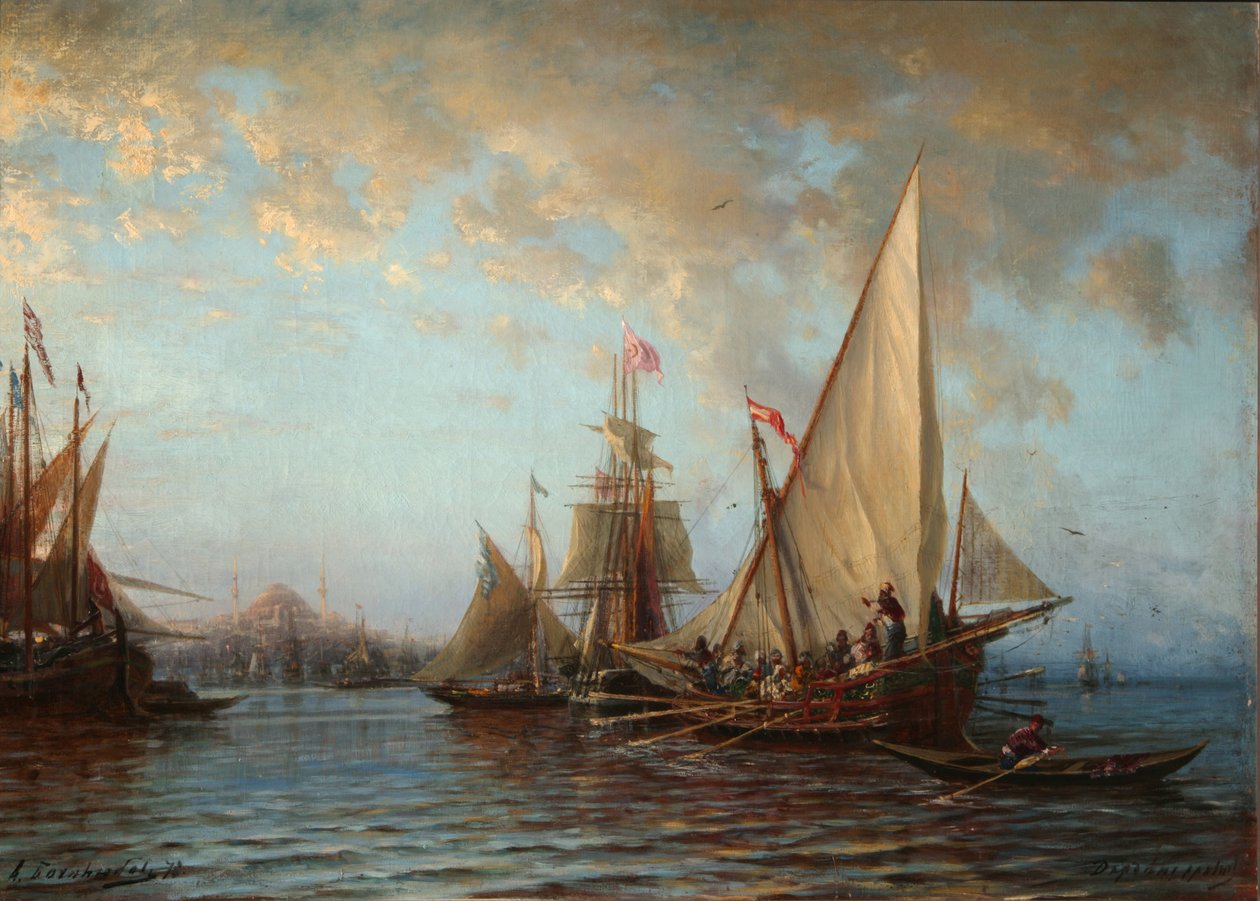 A Dardanellák, 1873 alkotó: Aleksei Petrovich Bogolyubov