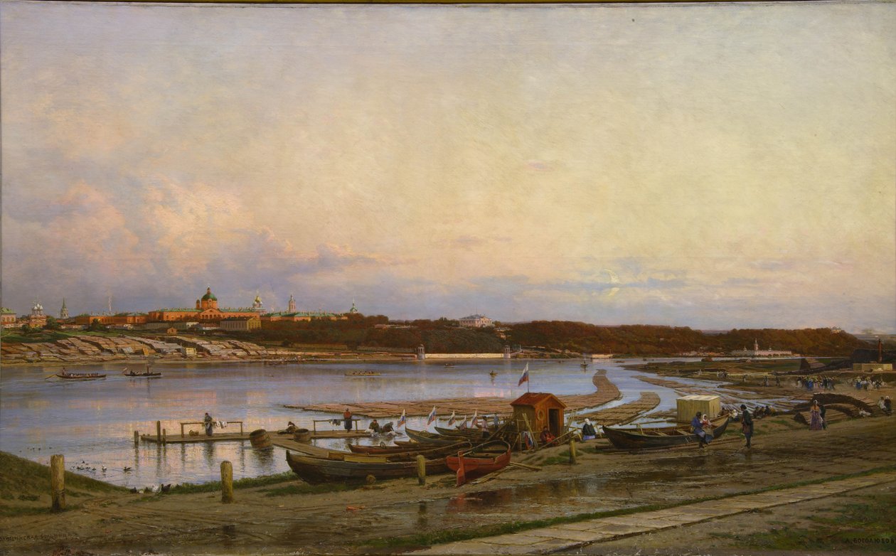 A moszkvai Golicin Kórház, 1880 alkotó: Aleksei Petrovich Bogolyubov