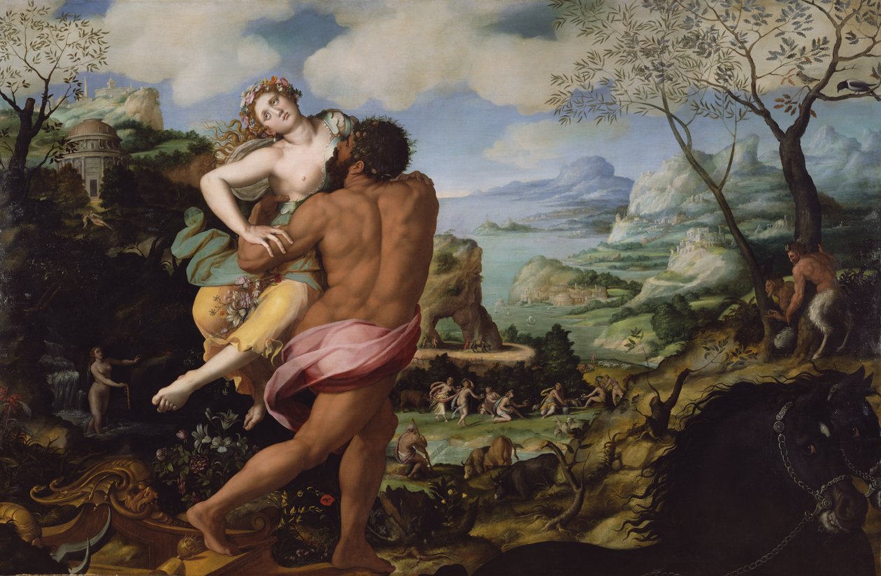 Proserpine elrablása alkotó: Alessandro Allori