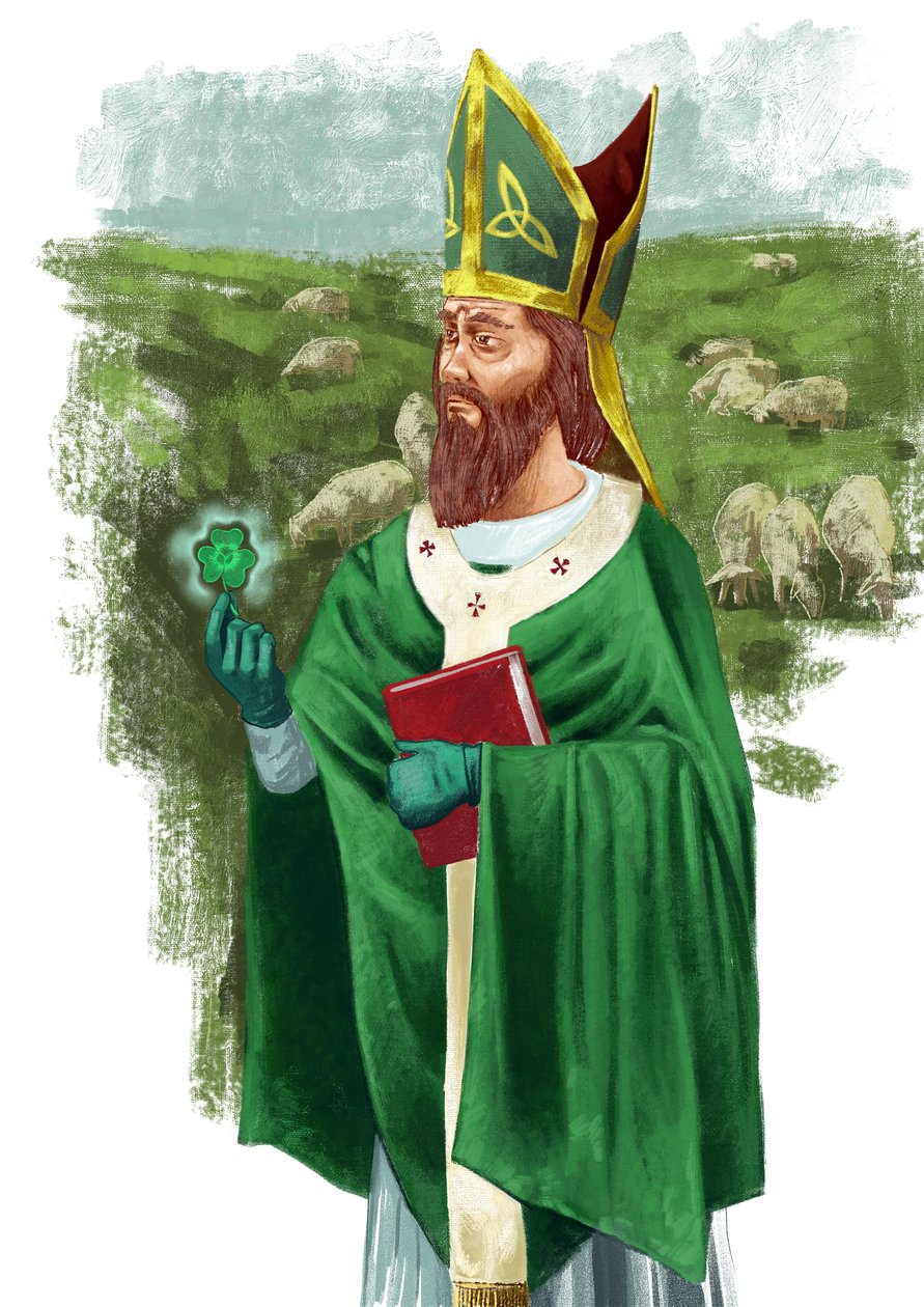 Szent Patrik napja (illusztráció) alkotó: Alessandro Lonati