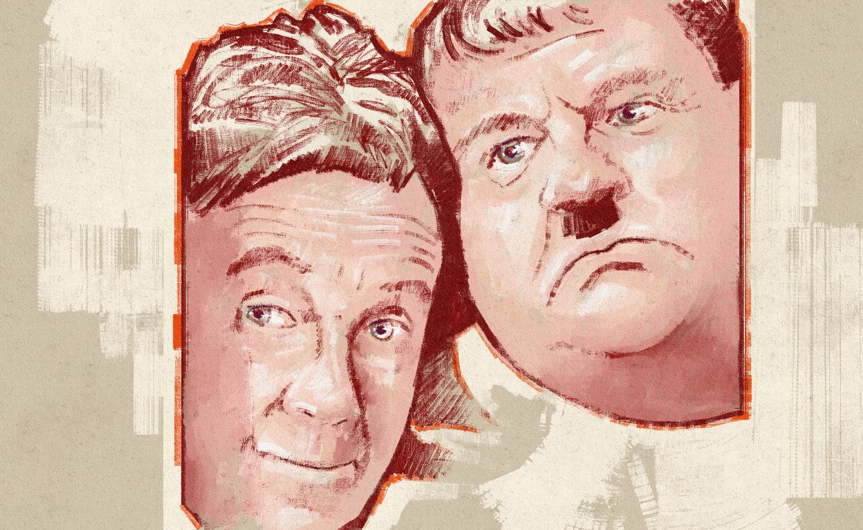 Stan Laurel és Oliver Hardy (illusztráció) alkotó: Alessandro Lonati