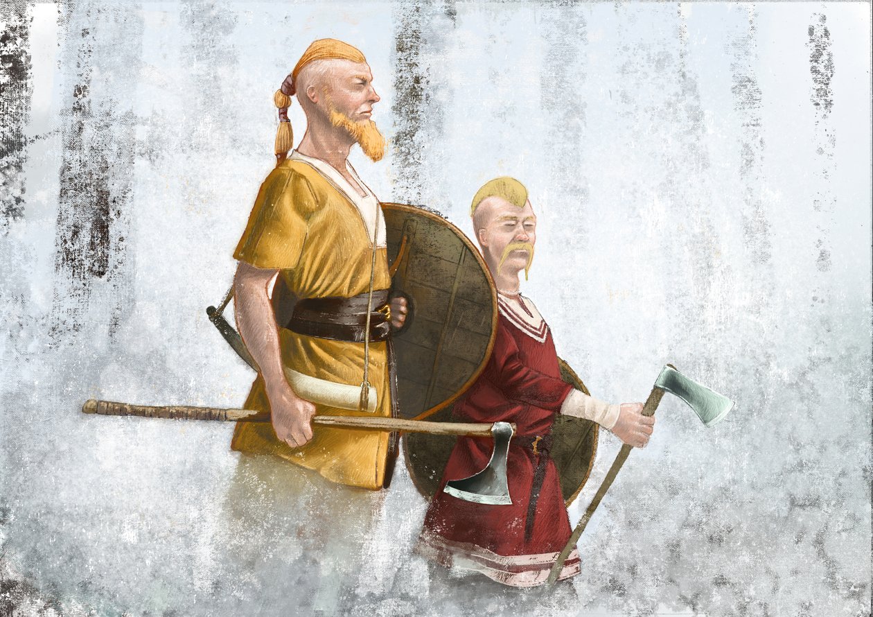 Vikingek a köderdőben alkotó: Alessandro Lonati