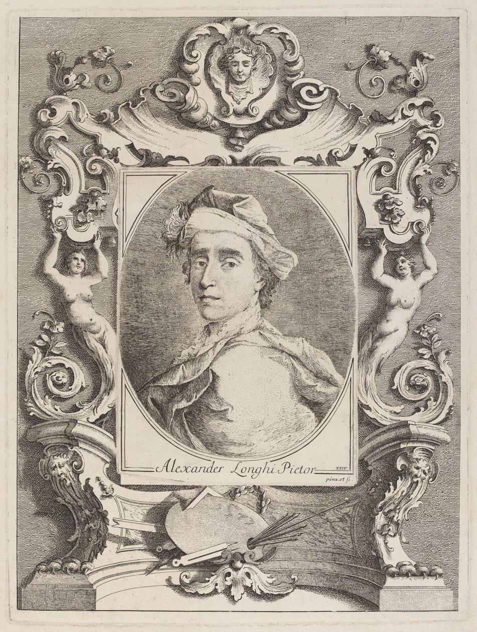 Önarckép alkotó: Alessandro Longhi