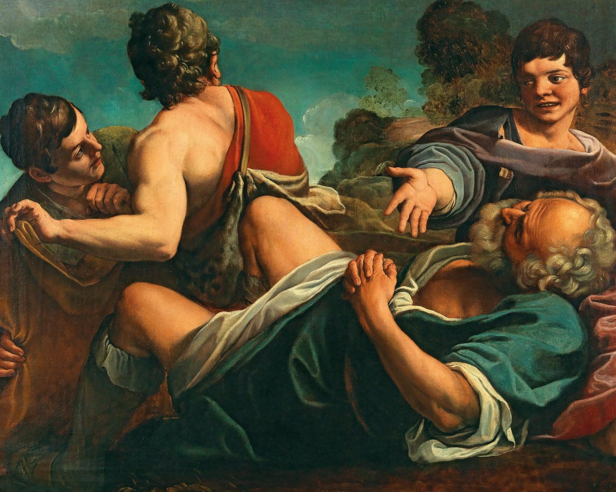 Noé részegsége. alkotó: Alessandro Tiarini