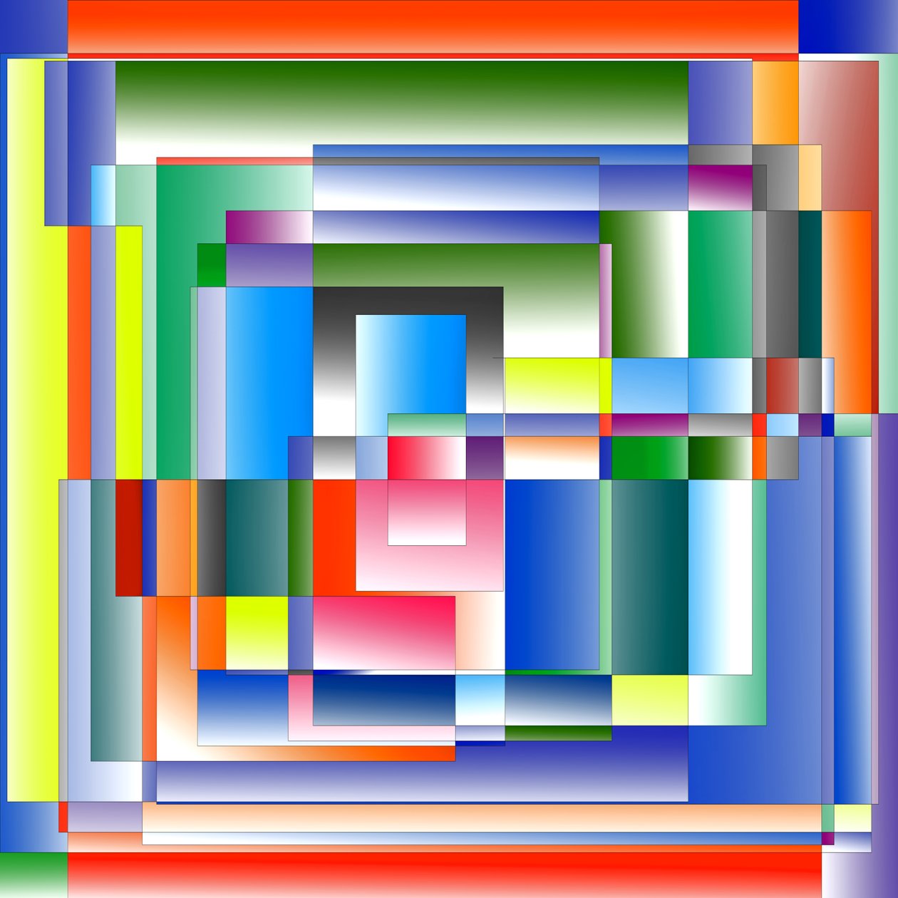 városkép,2019,(gradiens) alkotó: Alex Caminker