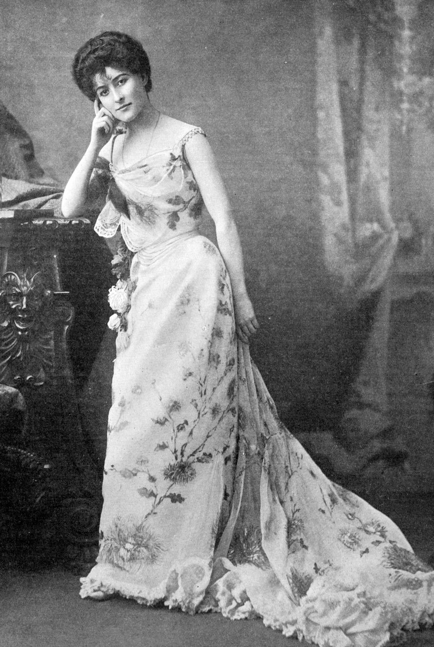 Miss Jessie Bateman, illusztráció a „The King” című filmből, 1901. június 1. alkotó: Alexander Bassano
