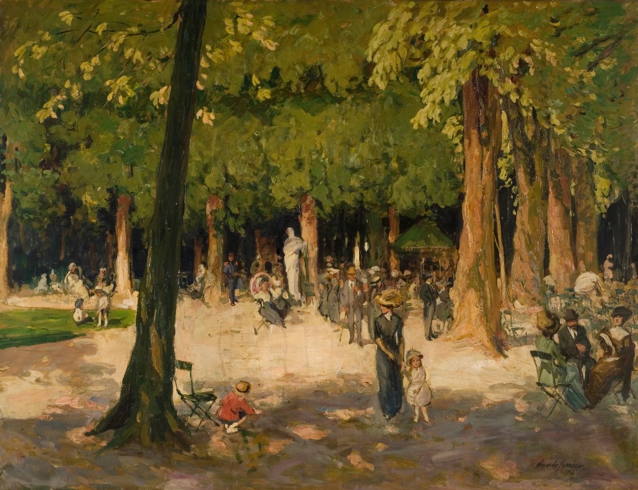 A kertek, Versailles, 1922 alkotó: Alexander Jamieson
