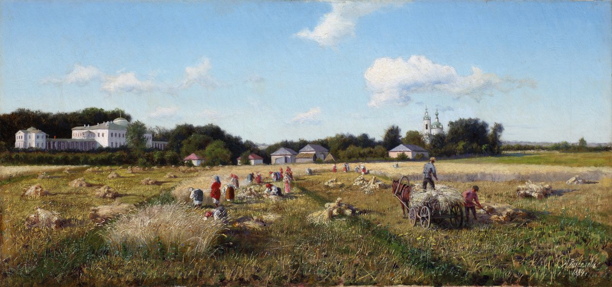 Szüret, 1884. alkotó: Alexander Alexeyevich Kiselev