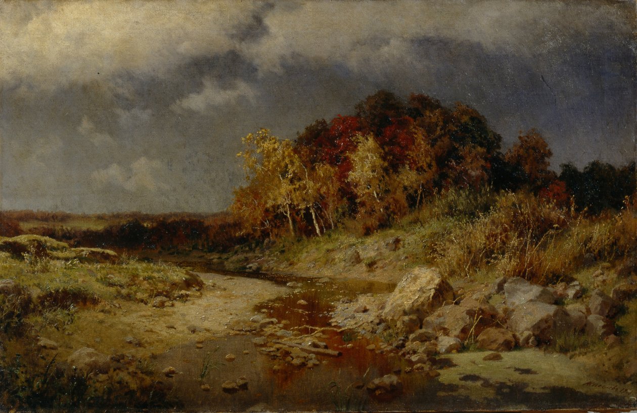 Szeles őszi nap, 1903 alkotó: Alexander Alexeyevich Kiselev
