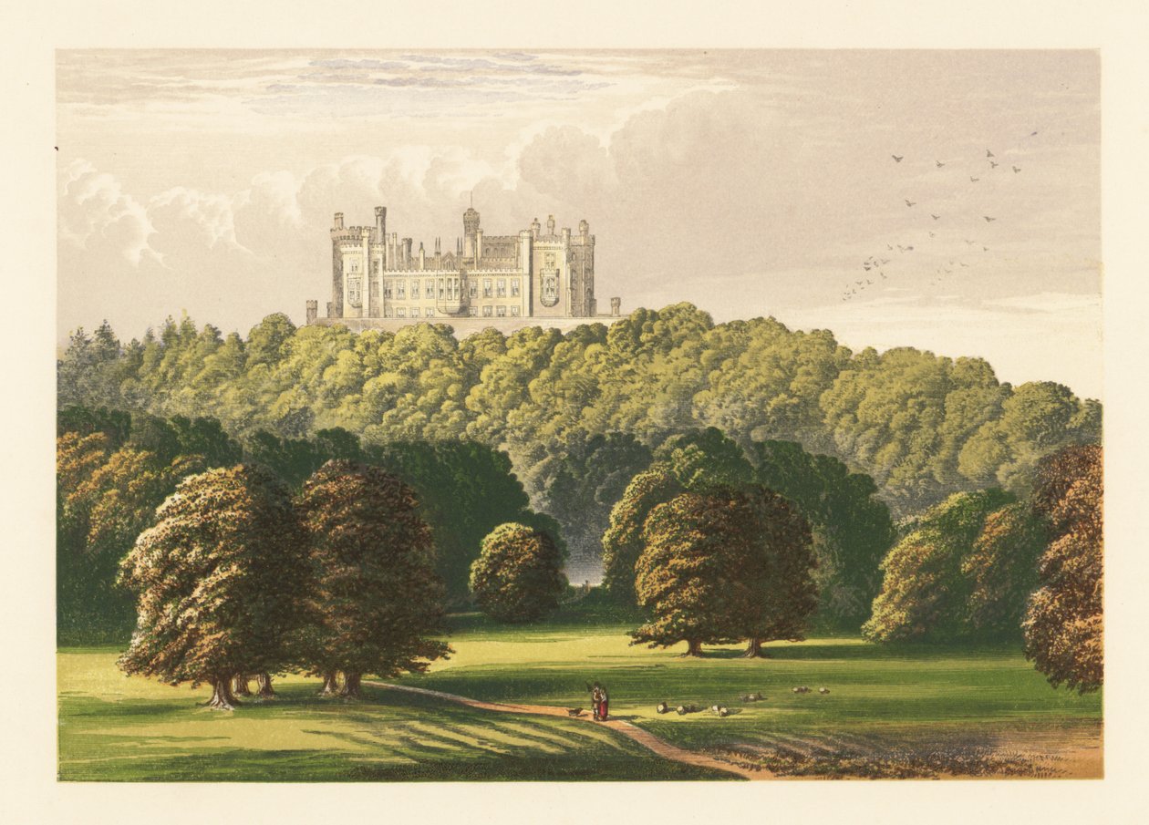 Belvoir kastély, Leicestershire, Anglia. alkotó: Alexander Francis (after) Lydon