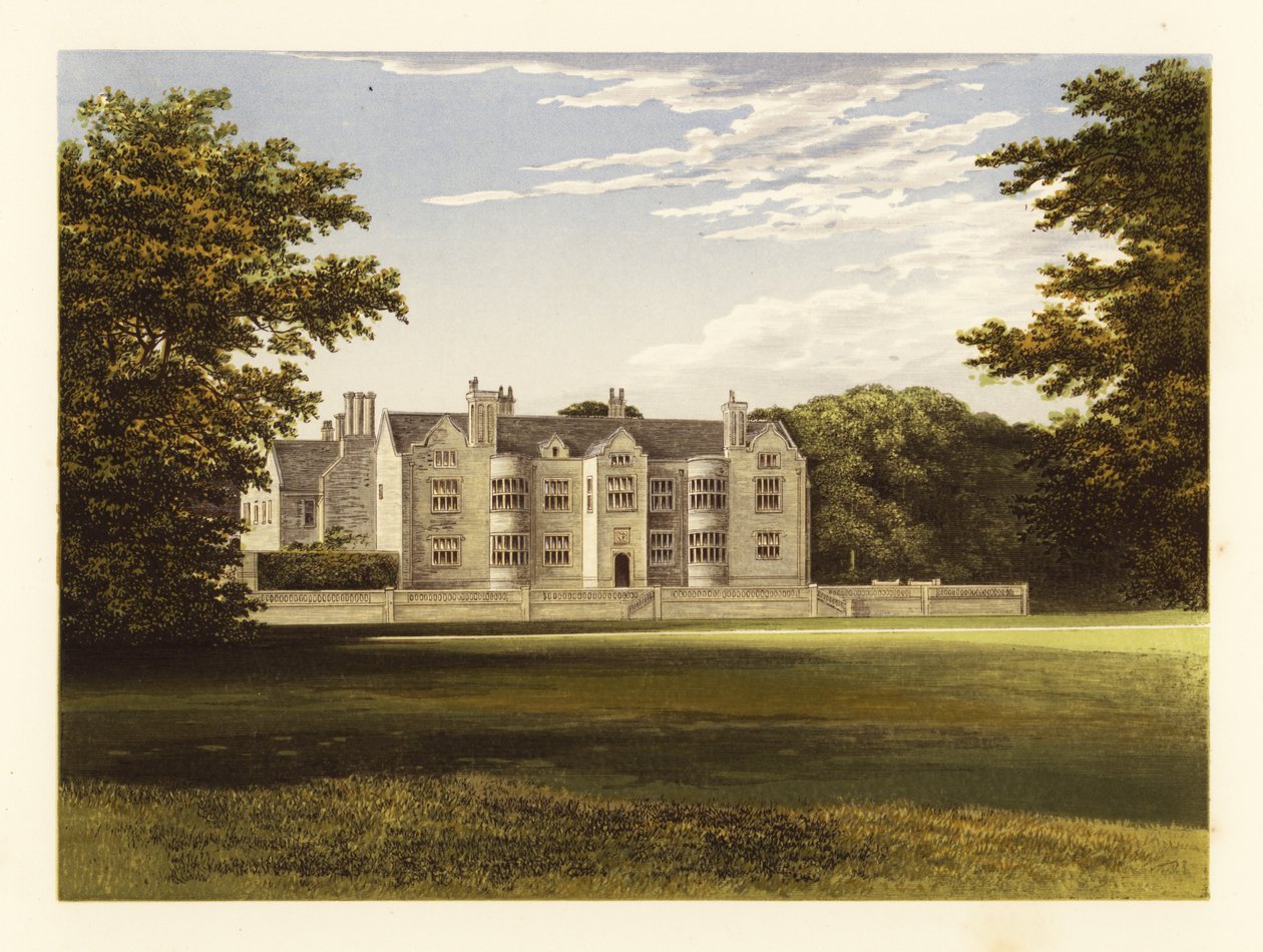 Glynde Place, Sussex, Anglia. alkotó: Alexander Francis (after) Lydon