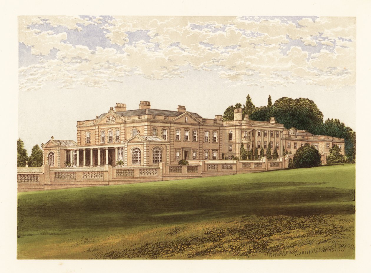 Gunton Park, Suffolk, Anglia. alkotó: Alexander Francis (after) Lydon
