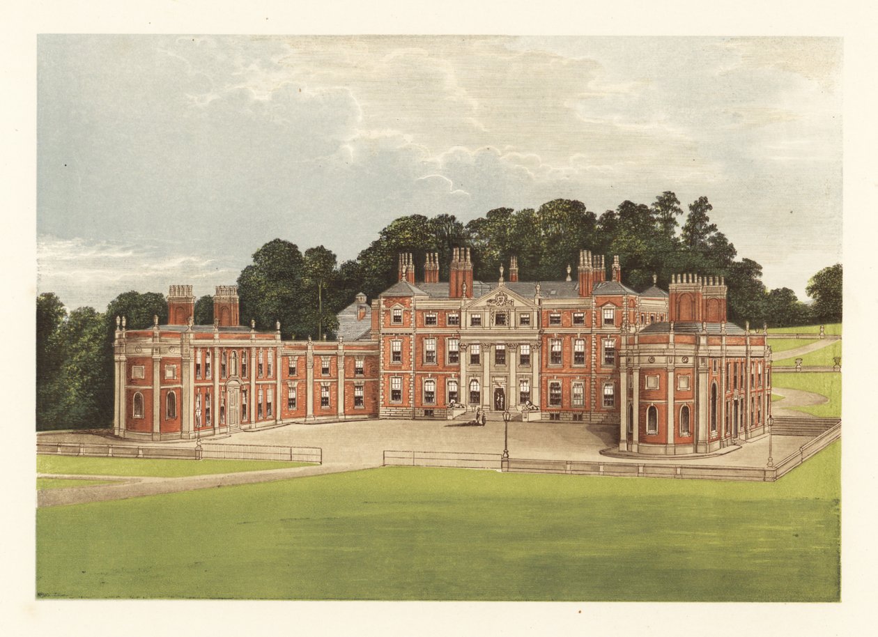 Hawkstone Hall, Shropshire, Anglia. alkotó: Alexander Francis (after) Lydon