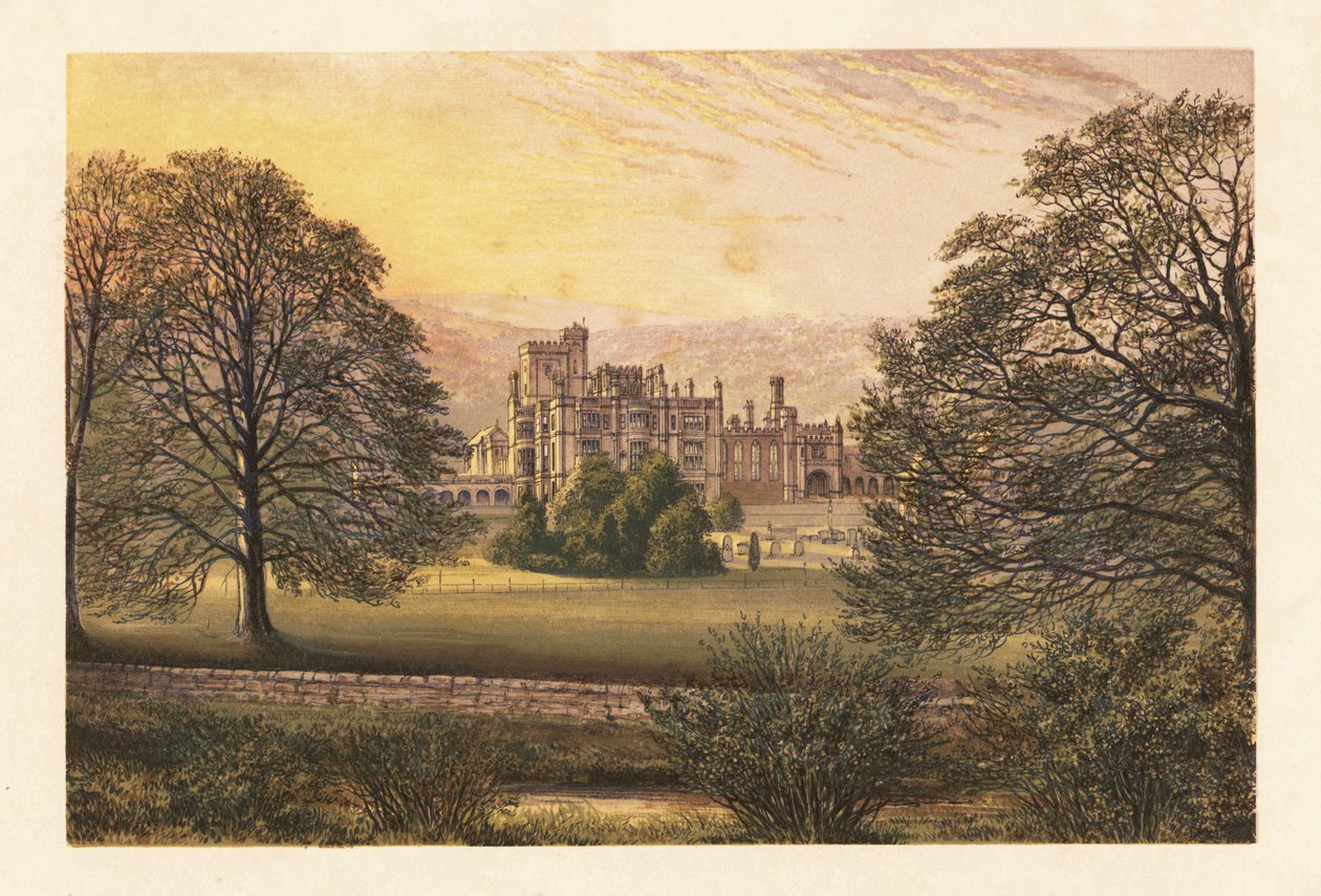 Ilam Hall, Staffordshire, Anglia. alkotó: Alexander Francis (after) Lydon