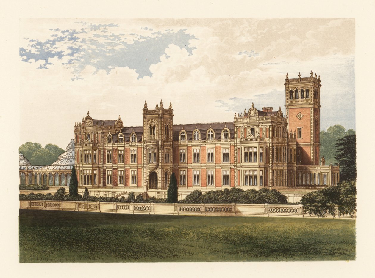 Somerleyton, Suffolk, Anglia. alkotó: Alexander Francis (after) Lydon