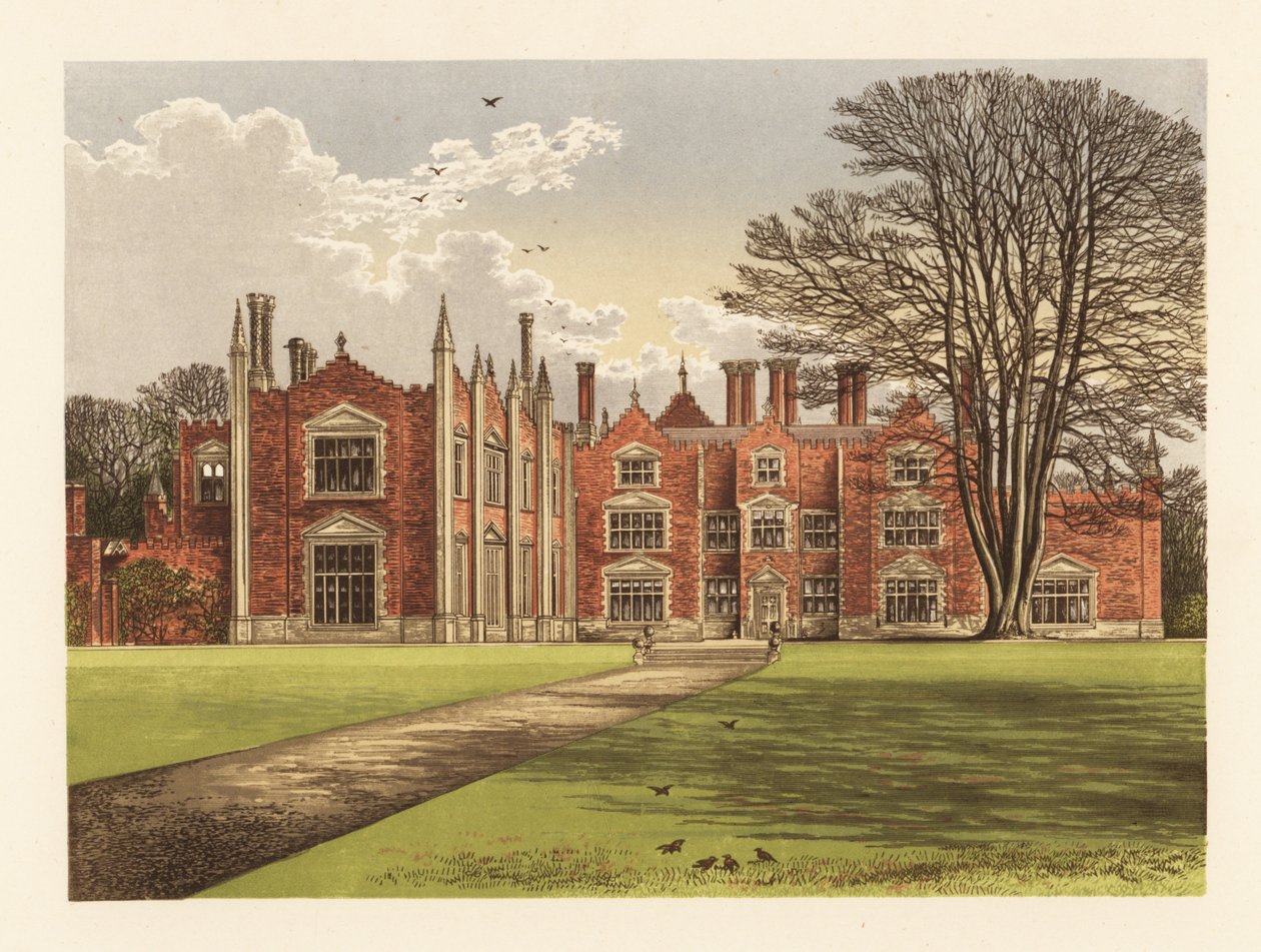 Witchingham Hall, Norfolk, Anglia. alkotó: Alexander Francis (after) Lydon
