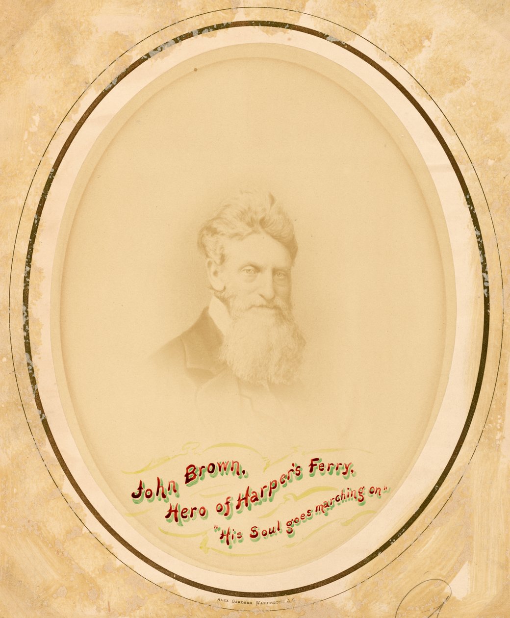 John Brown portréja, kb. 1859. alkotó: Alexander Gardner