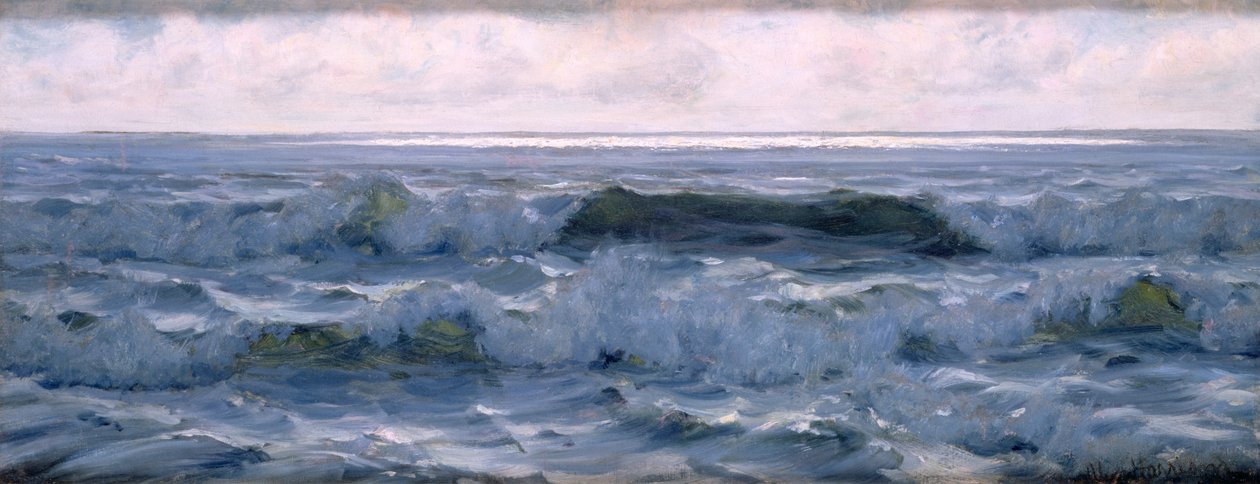 A hullámok, 1884 körül alkotó: Alexander Harrison