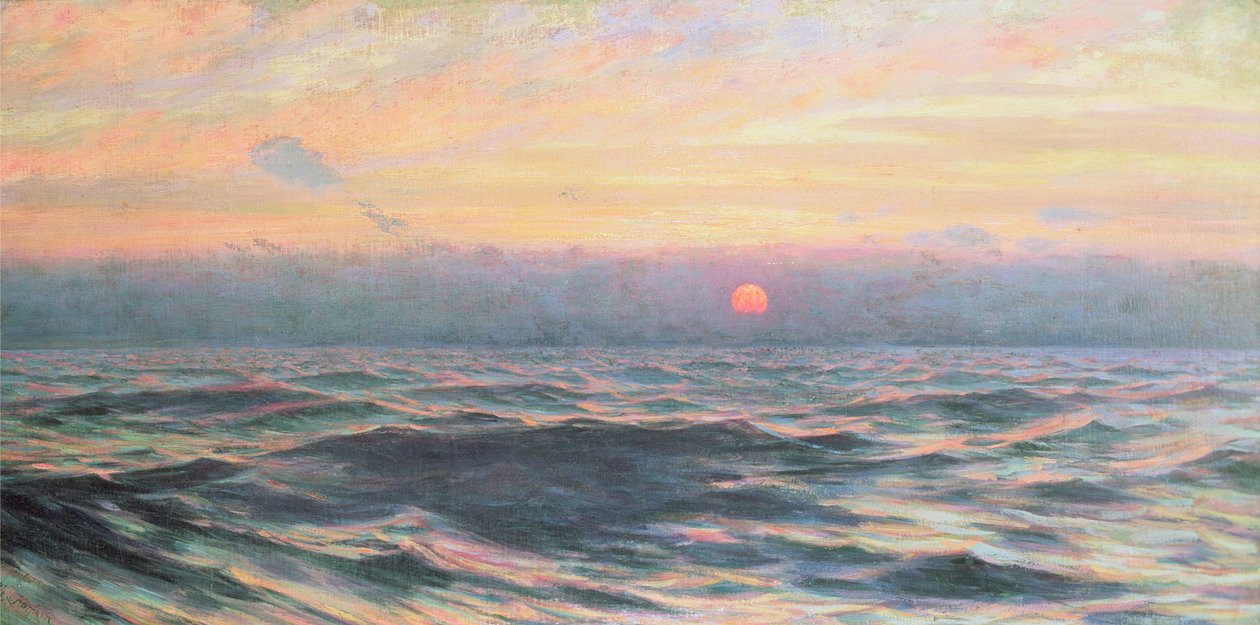 Naplemente, 1900 körül alkotó: Alexander Harrison