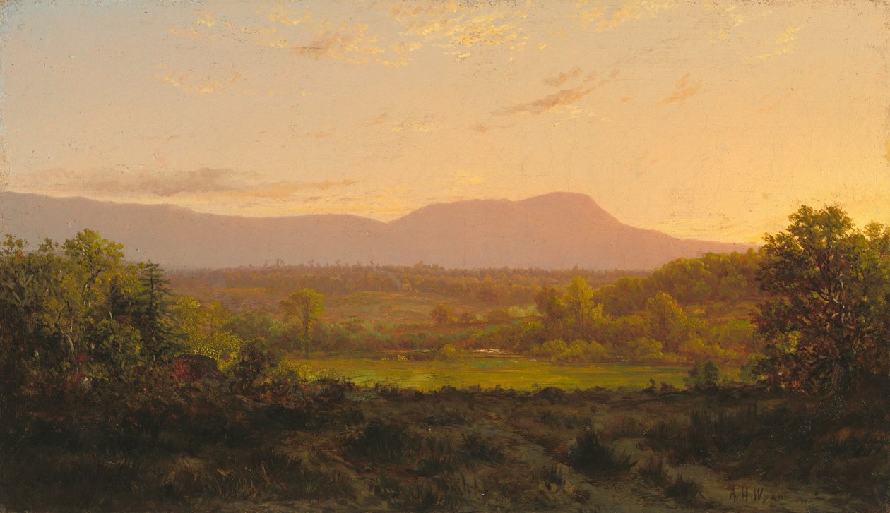 Békésvölgy, c. 1872. alkotó: Alexander Helwig Wyant