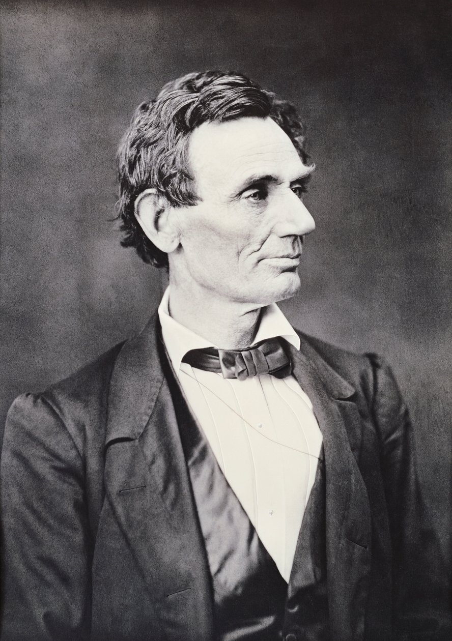 Abraham Lincoln, 1860 körül alkotó: Alexander Hesler