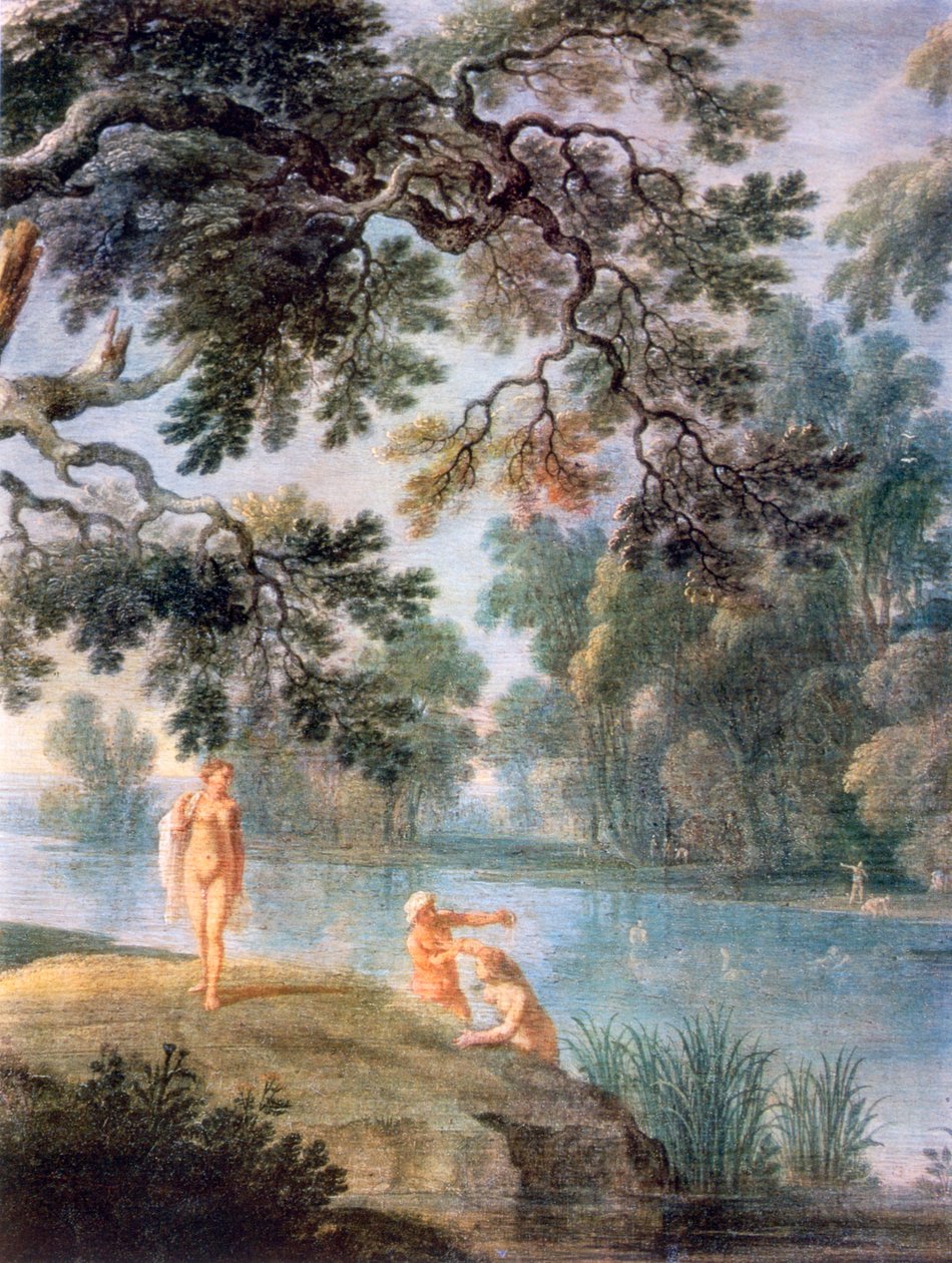 Nimfák fürdőzése, részlet, c1620-1652 alkotó: Alexander Keirincx