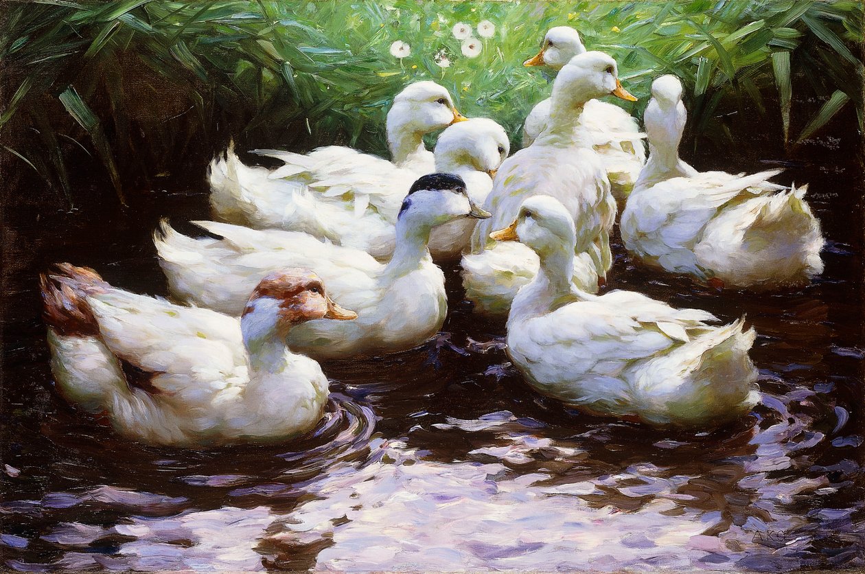 A parton (kacsák) alkotó: Alexander Koester