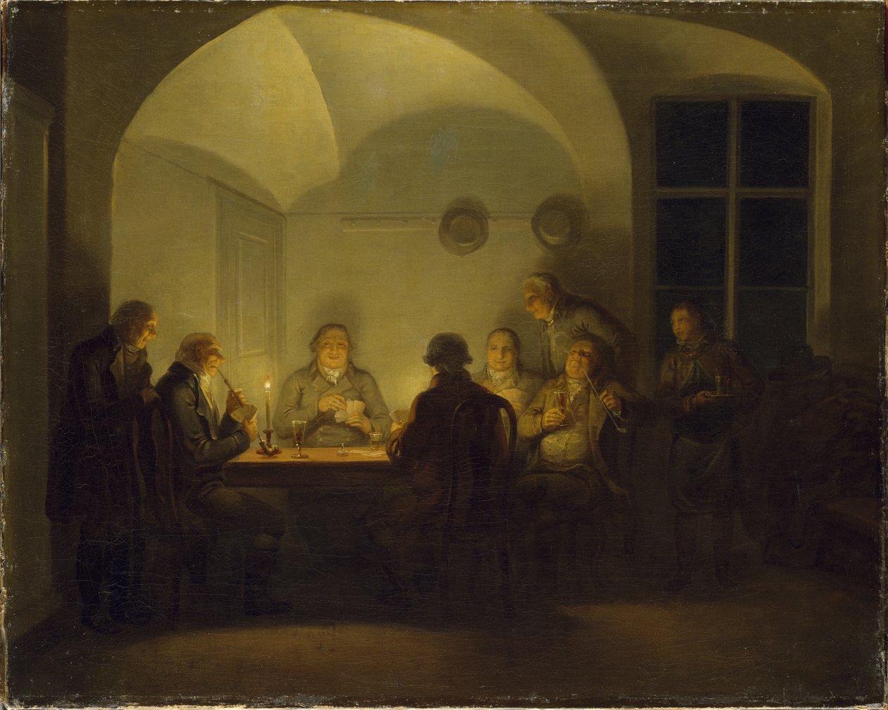 Kártyajátékosok, 1815 alkotó: Alexander Lauréus