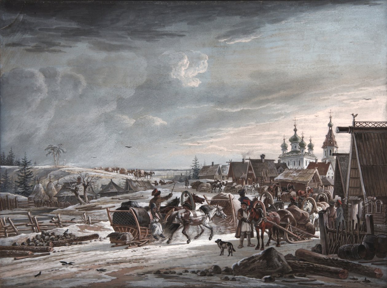 tél, 1825 alkotó: Alexander Osipovich Orlowski