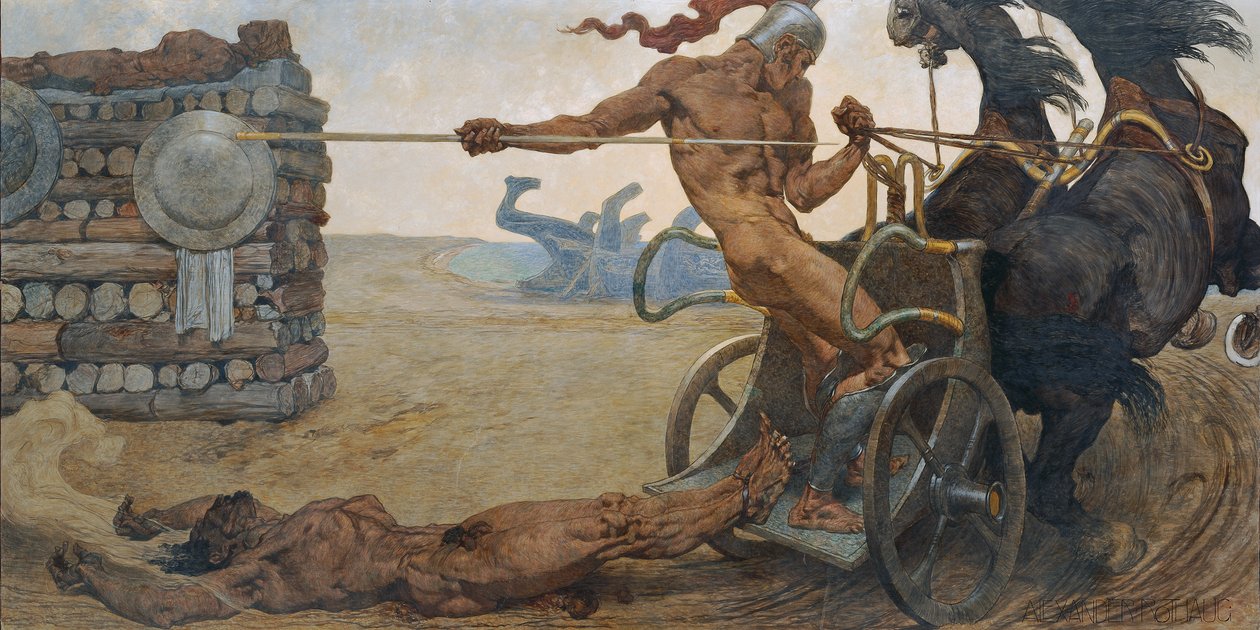 Akhilleusz, c. 1930. alkotó: Alexander Rothaug