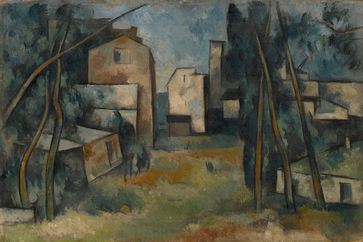 Egy város külterülete, 1919 alkotó: Alexander Vasilyevich Shevchenko