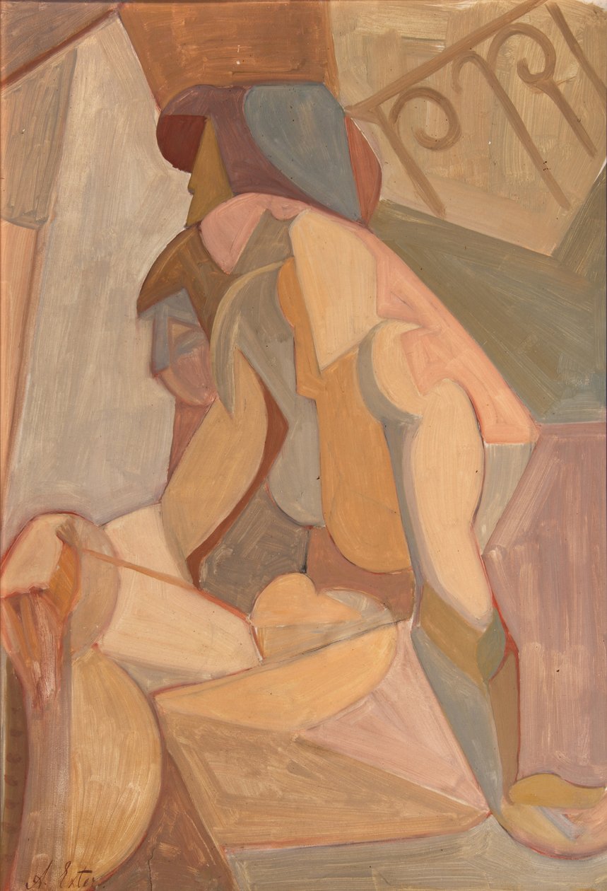 Két figura, 1920-as évek vége alkotó: Alexandra Alexandrowna Exter