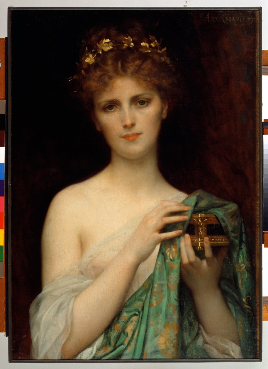 Pandora, 1873 alkotó: Alexandre Cabanel