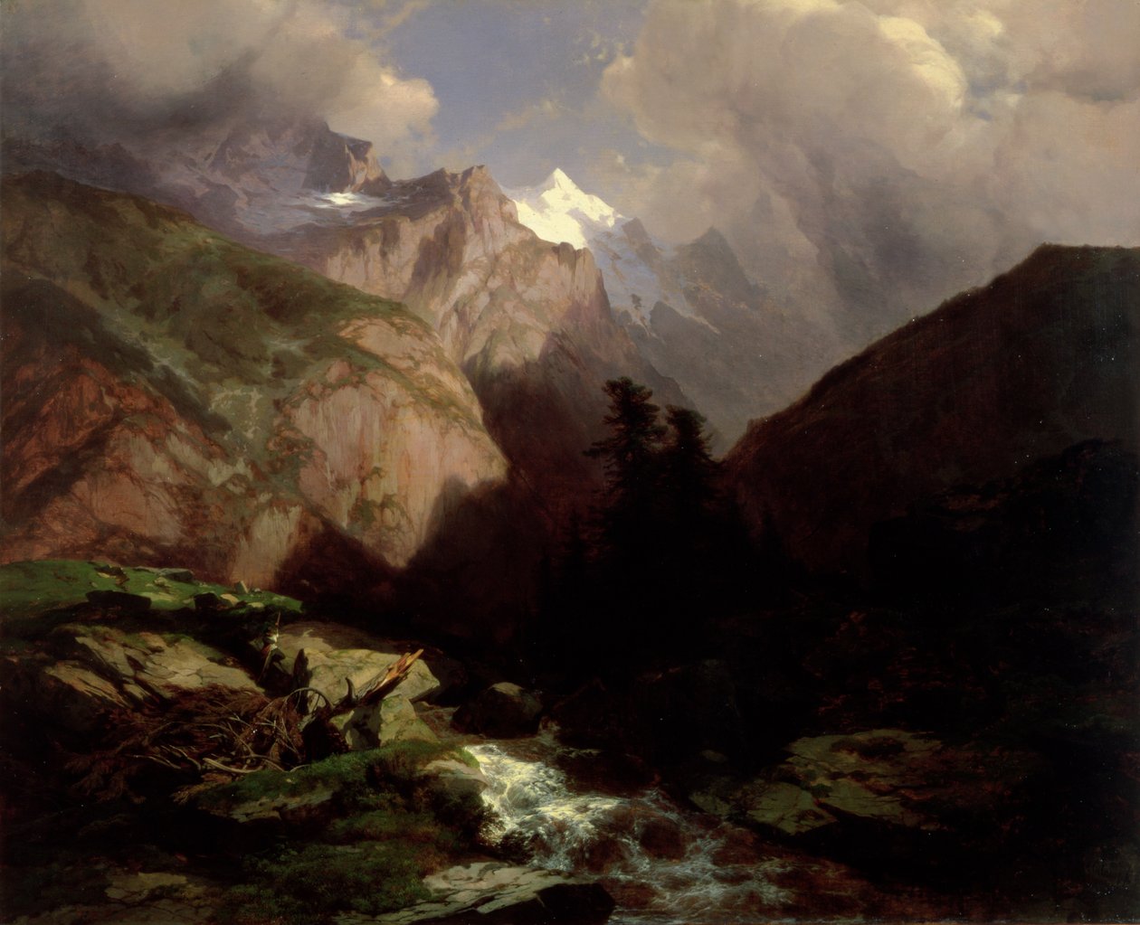 A Jungfrau, Svájc alkotó: Alexandre Calame