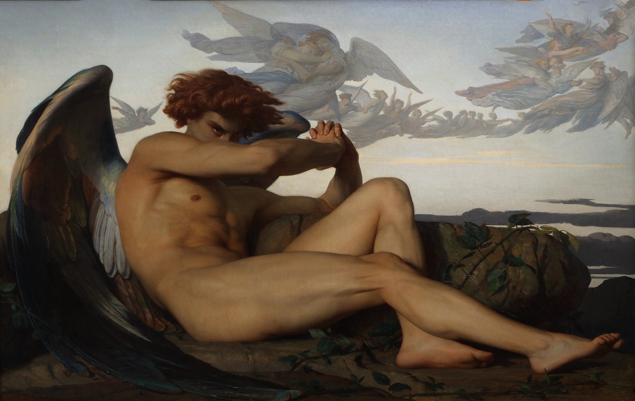 Bukott angyal, 1847. alkotó: Alexandre Cabanel