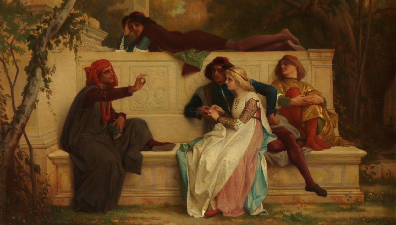 Firenzei költő, 1861. alkotó: Alexandre Cabanel