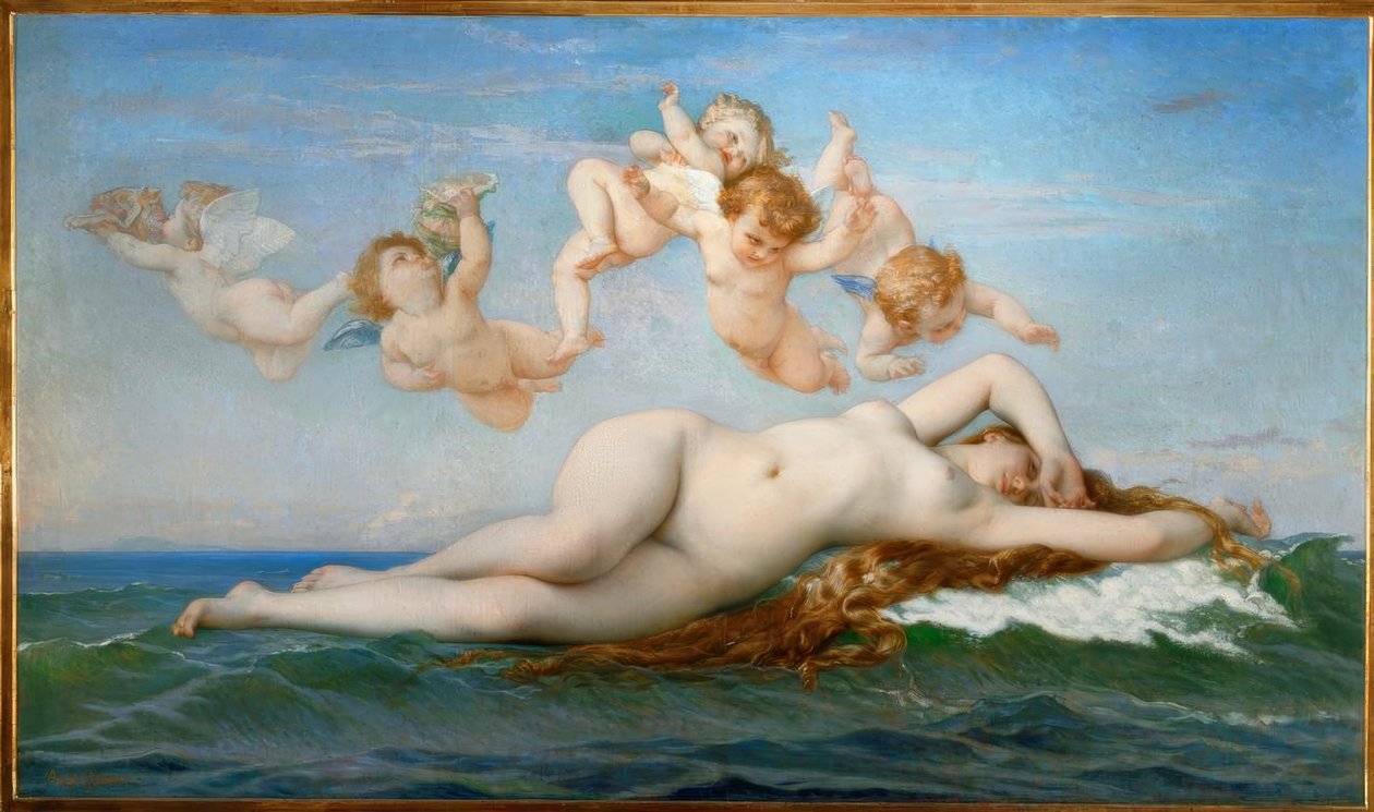 Vénusz születése alkotó: Alexandre Cabanel
