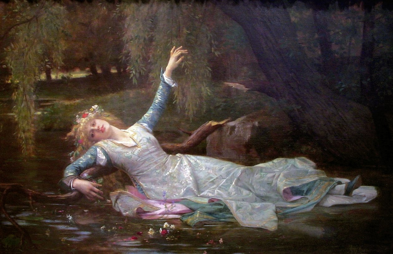 Ophelia, 1883 alkotó: Alexandre Cabanel