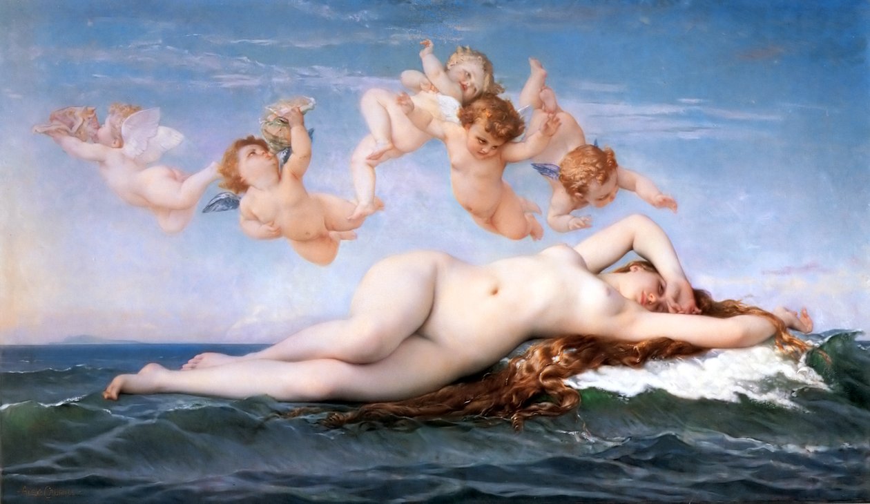 Vénusz születése alkotó: Alexandre Cabanel