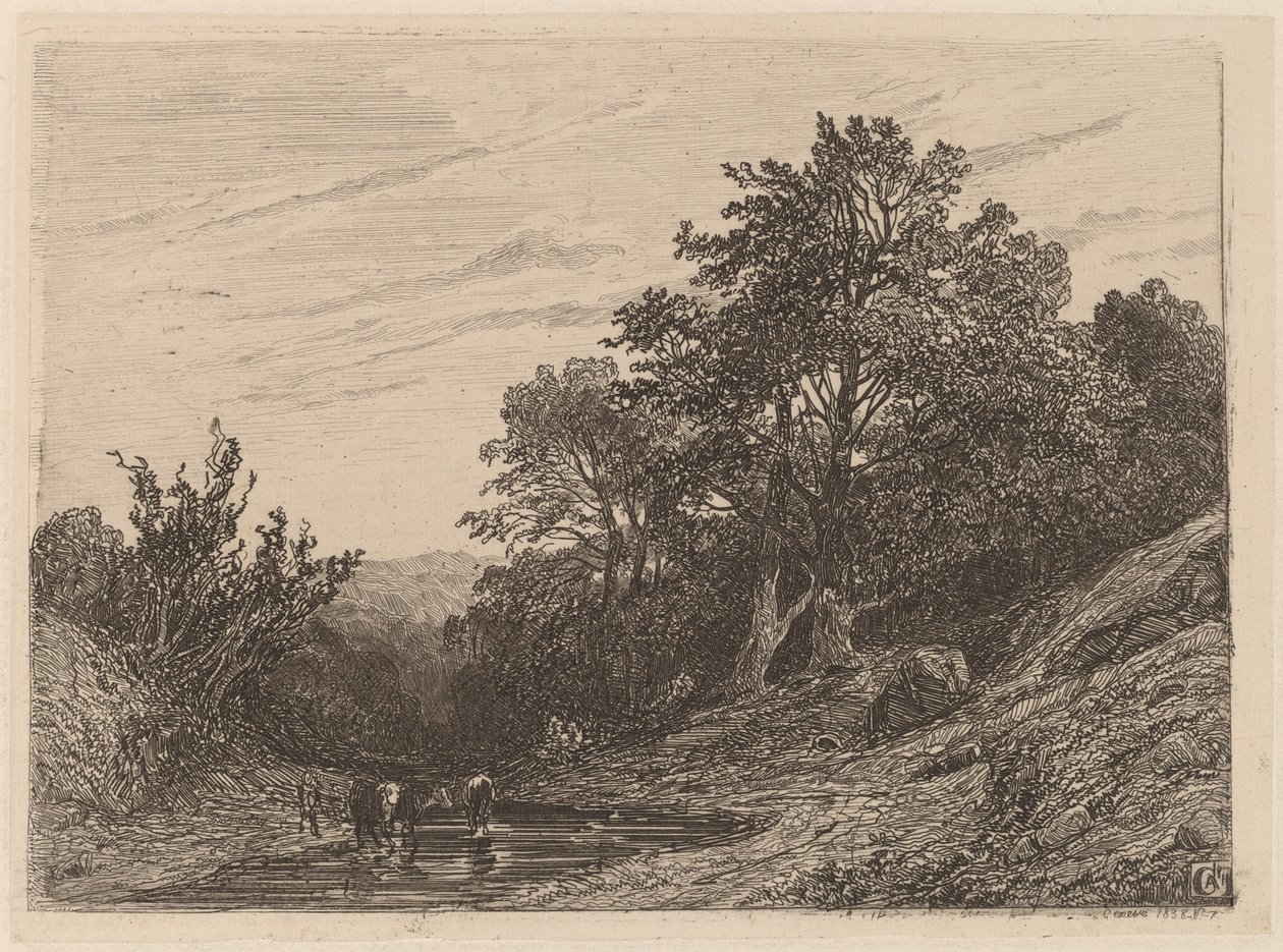 Terjed a patakban alkotó: Alexandre Calame
