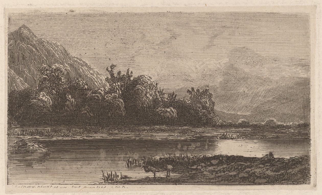 Hegyi tó alkotó: Alexandre Calame